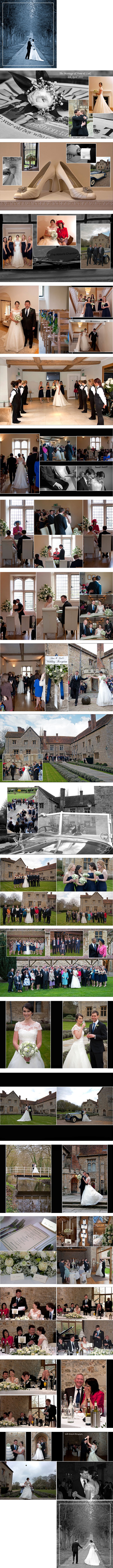 Anne & Carl's Wedding day at Notley Abbey.